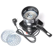 230V~ 50/60 Гц 450 Вт штепсельная вилка европейского стандарта черный кальянная горелка для розжига древесного угля горячая пластина для кальян наргиле аксессуары