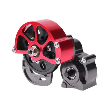 

FBIL-for RC AXIAL SCX10 Truck Alloy Gear Box,Full Metal Assembled Transmission Gearbox with Steel Gear Set