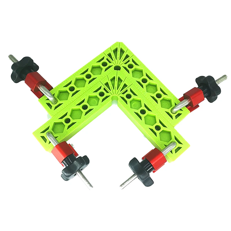 

Woodworking 90 Degrees L-Shaped Auxiliary Fixture Right Angle Clamps Splicing Board Positioning Corner Ruler Fixed Clip