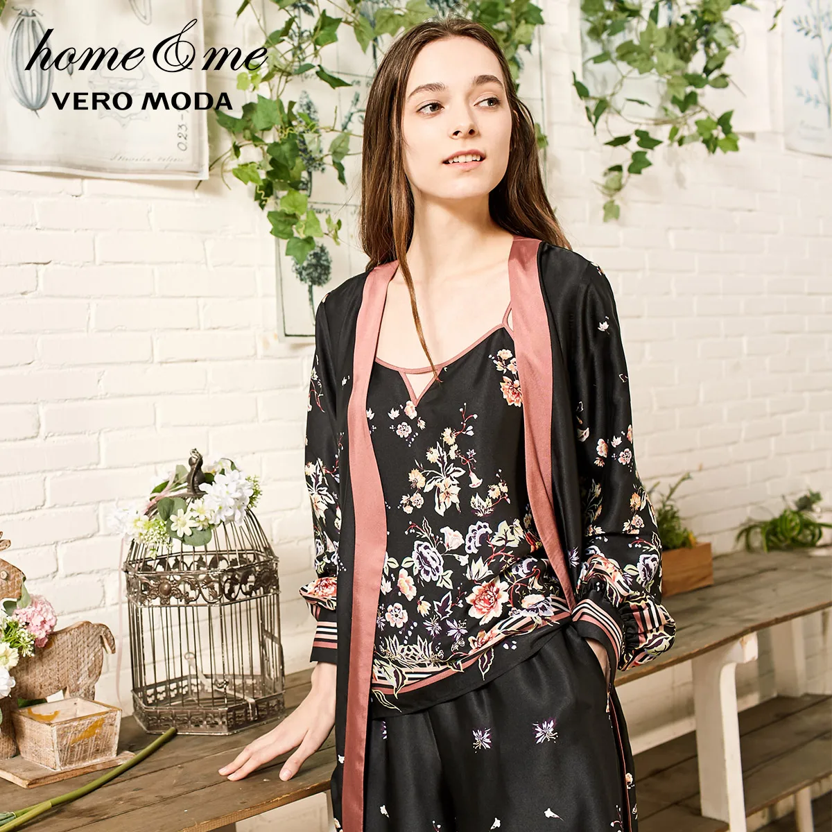 Vero Moda Новая женская цветочная Домашняя одежда с вырезами, топ от солнца | 31916Y503