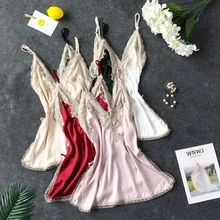 Женский халат для спальни с v-образным вырезом, пижама, сексуальная пижама без рукавов, летняя Домашняя одежда с цветочным рисунком, ночная рубашка, банное платье, пижамы m-xxl