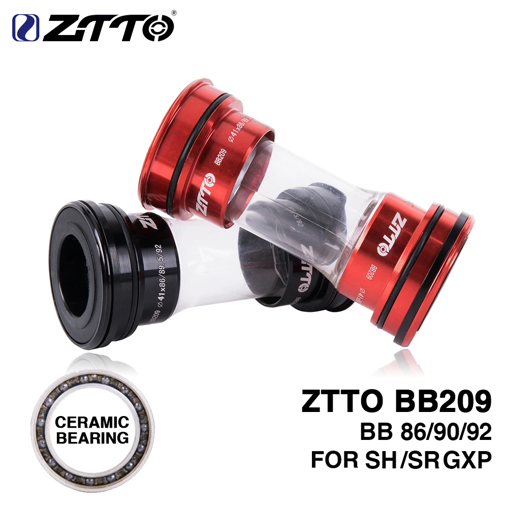 ZTTO керамические нижние кронштейны BB209 BB92 BB90 BB86 для горных и шоссейных велосипедов