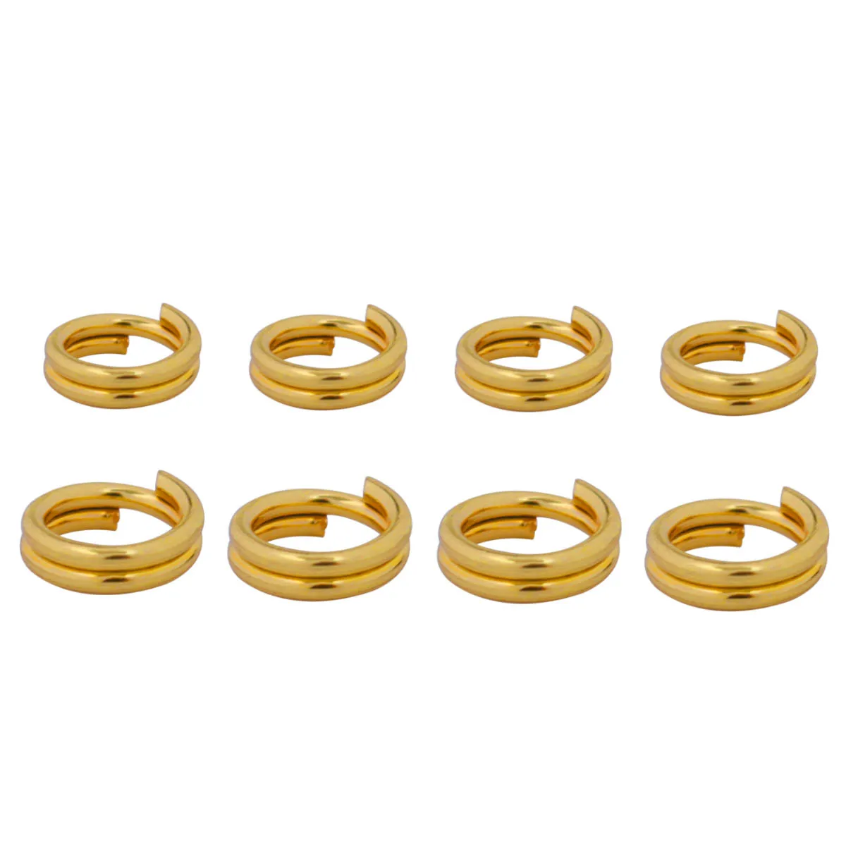 50 Anillos Divididos De Acero Inoxidable De 20 Mm – Aros Redondos Para Joyería, Llaveros Y Manualidades