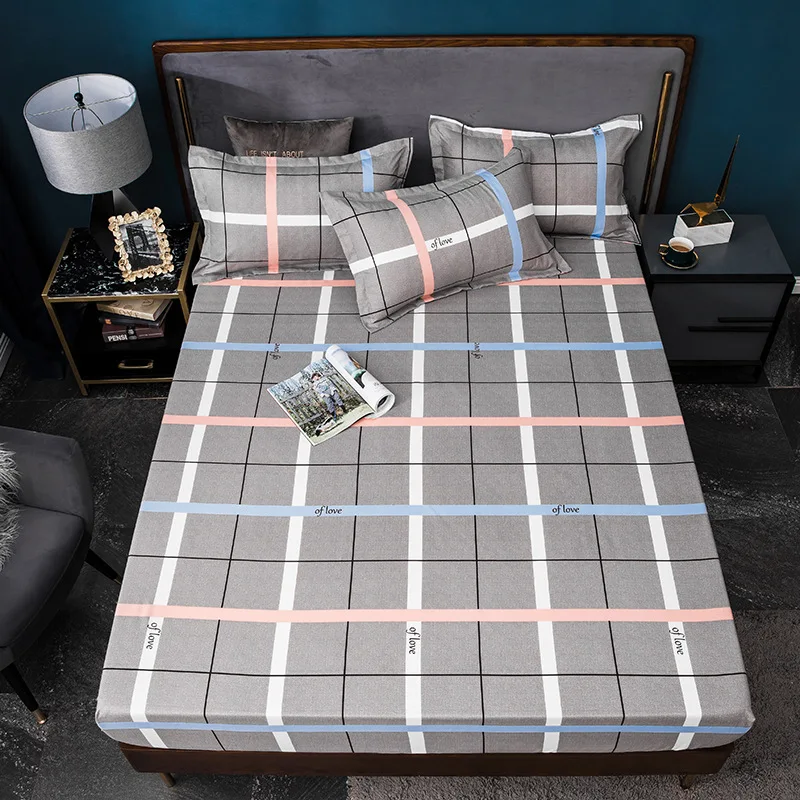 Polyester Mattress Cover Polyester Bed Sheet Set Sheet Elastic Band