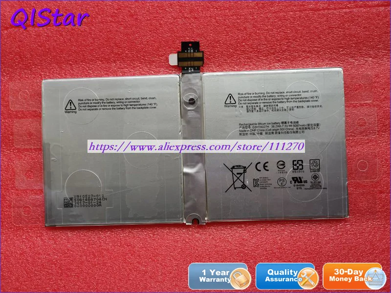 QISTAR 7,5 в 5087 мАч натуральная G3HTA027H DYNR01 Аккумулятор для ноутбука microsoft Surface Pro 4 Surface Pro4 1724 ноутбук компьютер