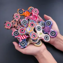 Смешанные Цвет случайный SendFidget Spinner высокое качество EDC, ручная Вертушка для аутизма и ADHD Анти-Стресс стресс колесо забавные игрушки