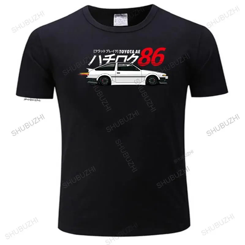 Оригинальная футболка D AE86 с индивидуальным принтом Мужская вырезом лодочкой