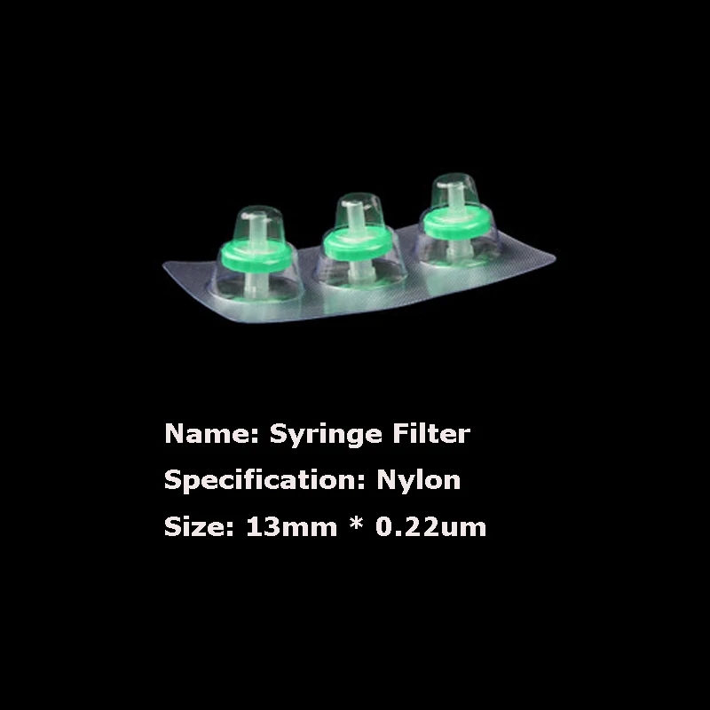 3PC Sterile Syringe Filter 13mm Syringedriven Filter Unit 0.22um/0