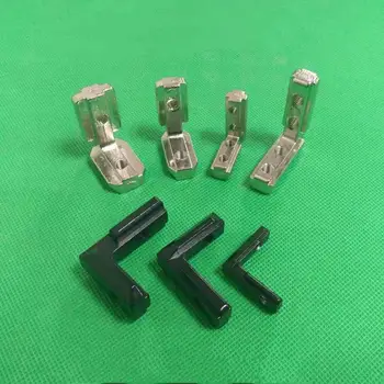 

L Type Bracket 1515 1530 2020 2040 3030 4040 4545 5050 6060 Inside Corner Connector For Aluminum Profile, Screws Included