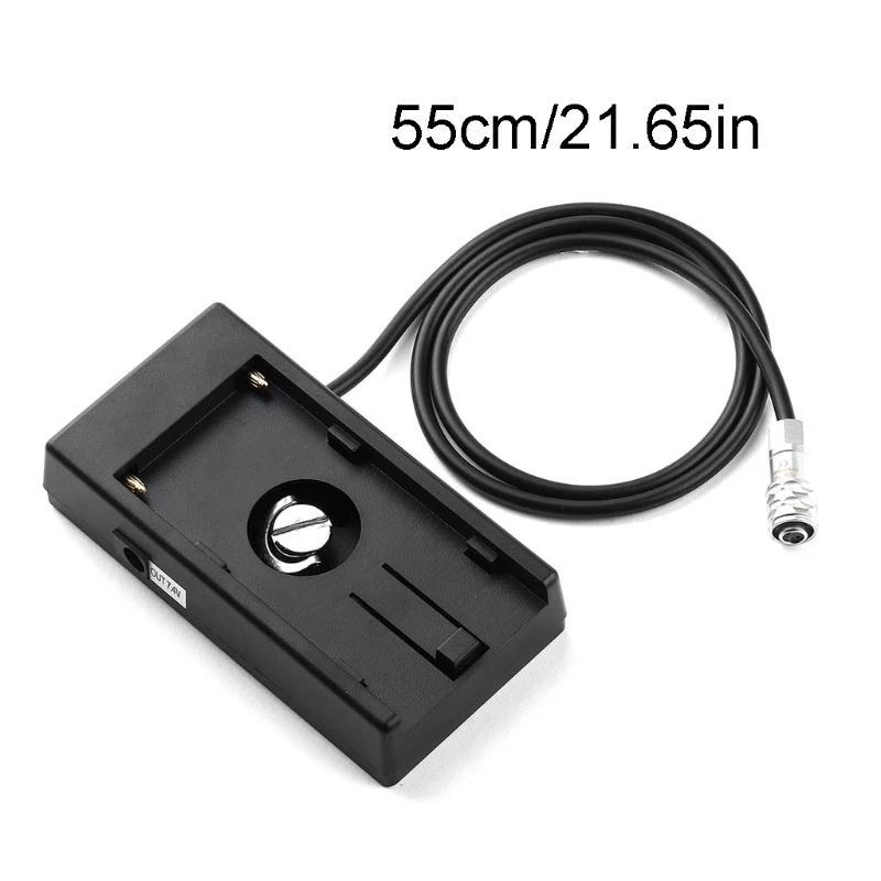 Адаптер пластины аккумулятора F970 для Weipu 2 pin 12 в кабель питания Blackmagic BMCC 4K |