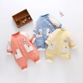 

Baby Romper Autumn Winter Newborn Baby Boys Clothes Long sleeve Baby Jumpsuit For Girls Overalls Unisex Baby Clothes 0 3 9 Month
