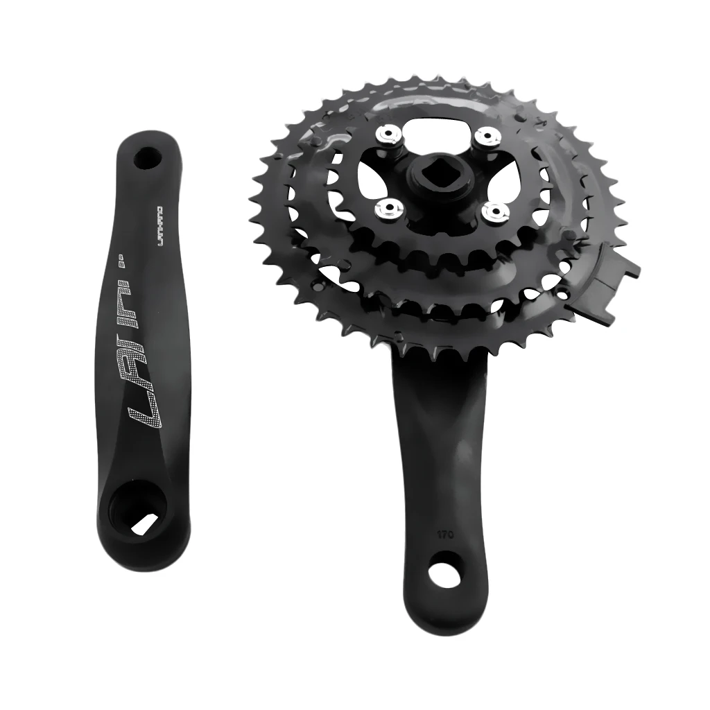 Алюминиевый сплав MTB шоссейный велосипед шатун 24-34-42T цепное колесо 7/8 скорости
