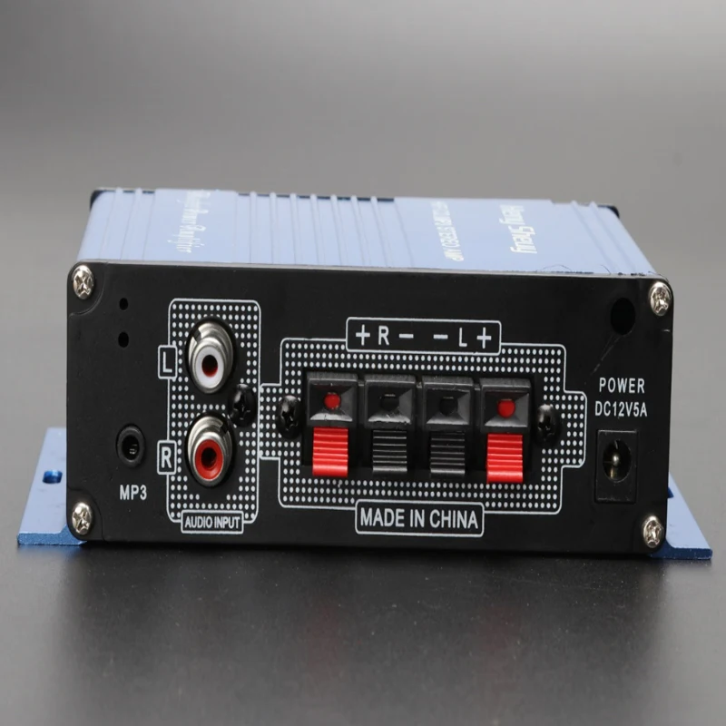 KYYSLB 30 Вт* 2 DC12V TF HS-9004 мини-усилитель мощности для автомобиля вставляется sd-карта U диск USB/MP3 маленький домашний аудиоусилитель компьютерный ТВ