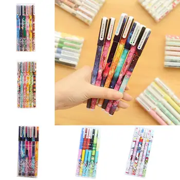 

Roller Ball Pen Creative Cartoon Black/Colorful 15cm Office Accessories Gift Gel Ink Pen 0.38mm Writing Tool Stationery