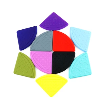 

Triangle scarf Install Baby Infant Napkin Tissue For Baby Silicone Teether Teething Handmaking DIY Chewable Chewing Toys