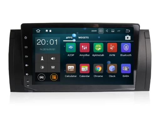 Discount 10pcs 9" Android 7.1 Quad Core HD 1024*600 Screen 1 DIN Car DVD GPS 9 inch Radio Stereo For BMW/E53 E39 X5 wifi 4G GPS USB 1
