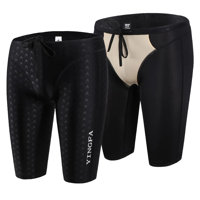 YINGFA MEN'S BOYS 9205 COMPETITION TRAINING RACING JAMMERS PROFESSIONAL SWIMMING TRUNKS ALL SIZE