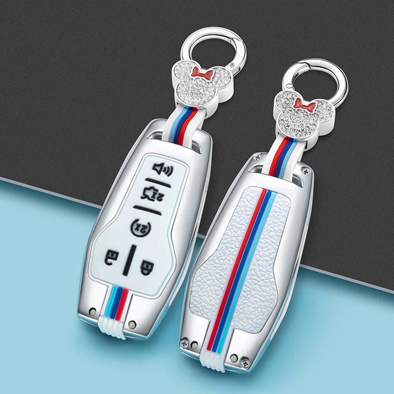 Custodia per chiave auto per Ford Fusion Mondeo Mustang F-150 Explorer Edge 2015 2016 2017 2018 portachiavi con protezione chiave per lo Styling dell'auto 17 Custodia per chiave auto per Ford Fusion Mondeo Mustang F-150 Explorer Edge 2015 2016 2017 2018 portachiavi con protezione chiave per lo Styling dell'auto - Hc5e8c0de6bbe44989a3c013eacf4bbc01