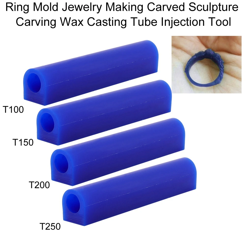 BlueWaxRingMoldsTubeJewelryMakingCarvedSculptureCarvingWax