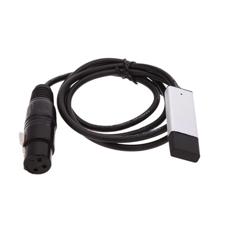 Горячая DMX512 USB к DMX интерфейсный адаптер ПК СВЕТОДИОДНЫЙ Контроллер освещения сцены