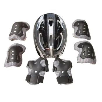 

7pcs Kid Child Roller Skating Bike Helmet Knee Wrist Guard Elbow Pad Set Skateboard protector durable