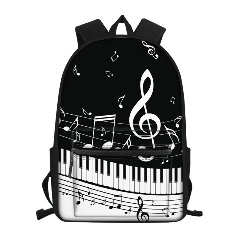 Music Note Piano Children School Backpack for Teenage Girls Kids School Shoulder Scool Bag Bagpack Women mochila