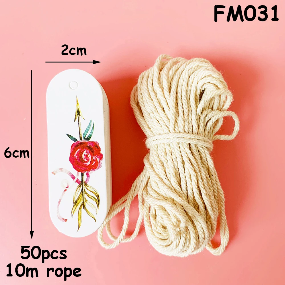 FM031 50 шт. бумажные бирки рождественские праздники белые подарочные бумажные бирки Подарочная коробка бумажные карточки DIY этикетки ручной работы decoracao бассейн праздничные ярлыки - Цвет: FM031