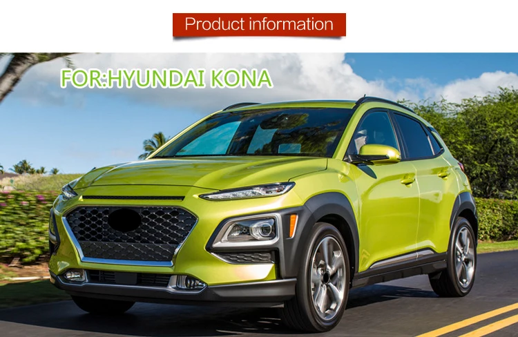 Для Kona, автомобильные наклейки, коврики, коврик для двери, противоскользящая подушка для hyundai Kona