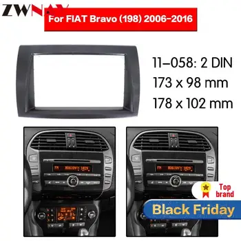 

Car DVD Player frame For 2006-2016 FIAT BRAVO 2DIN Auto Radio Multimedia NAVI fascia