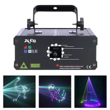 AUCD 30 кппс 500 мВт 1 Вт DMX красочный RGB анимационный лазерный прожектор огни DJ Дискотека вечерние лучи движущиеся сканирующие шоу сценическое освещение F6A