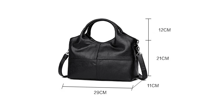 Женские трендовые сумки через плечо для леди, высококачественные женские Сумки из искусственной кожи черного и бордового цвета, вместительные сумки FH273