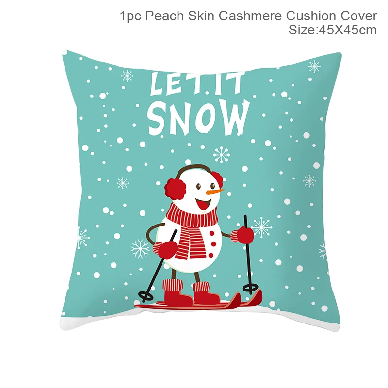 Cushion cover 8 Если вы можете прочесть это, несите мне бокал вина/пива, стильные хлопковые носки с буквенным принтом, рождественские носки, подарок, год - Цвет: Cushion cover 8