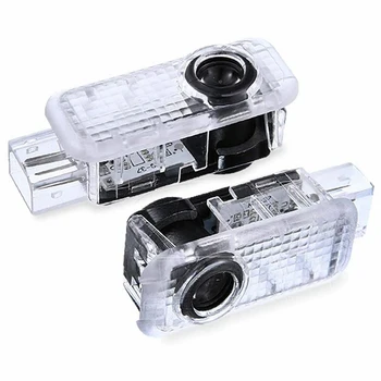 

2pcs LED Welcome Lights For Audi A3 8V A4 B8 B8.5 B9 A5 A6 A7 A8 C6 C7 Q2 Q3 Q5 Q7 R8 TT Side Door Shadow Lamps Projector Lights