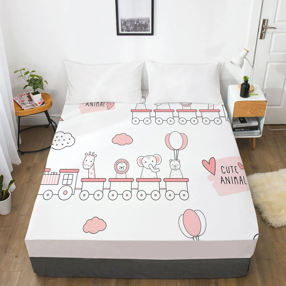 Children Elastic fitted sheet bed sheet With An Elastic Band Bedding