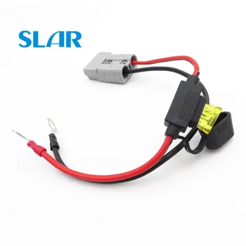 

50A 600V SB50 Connector with 30cm 2.5mm2 solar cable 10A waterproof fuse for portabel solar panel