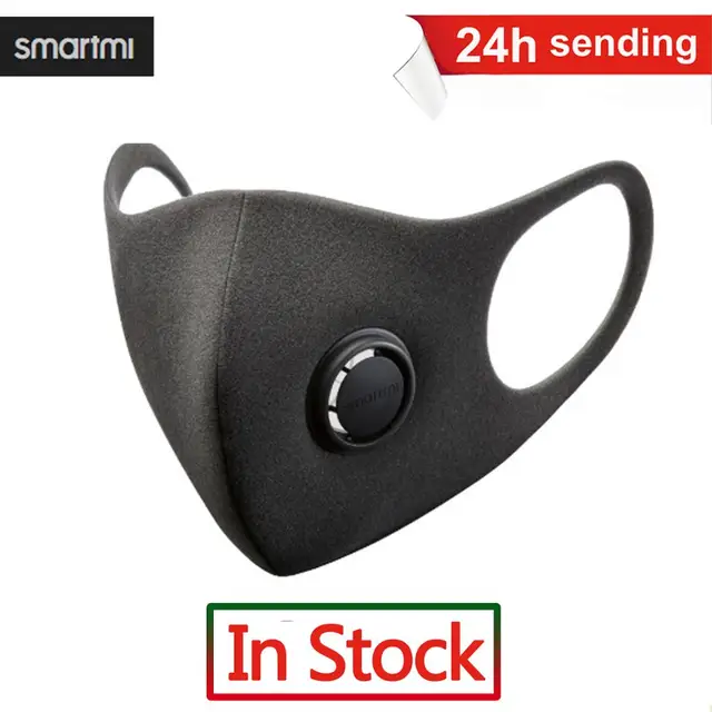 Fast delivery KN95 mask SmartMi PM2.5 Haze Mask 3PSC Anti-haze Face Mask Adjustable Ear Hanging 3D Design Comfortable Light N95