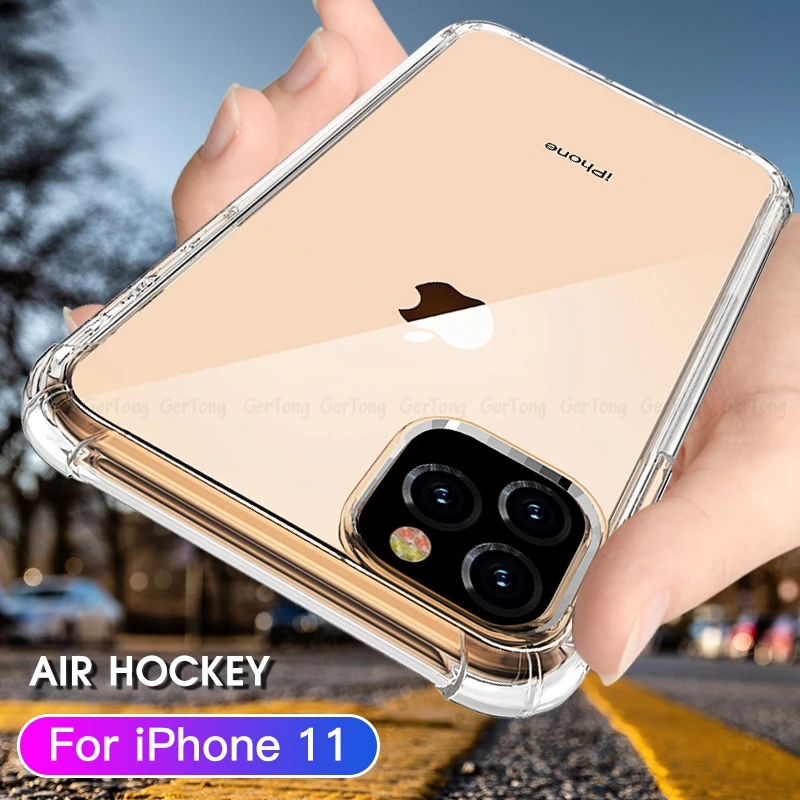 Прозрачный мягкий силиконовый чехол из ТПУ для iPhone XR X XS Max телефона 11 pro 7 8 6 6s Plus