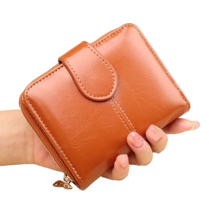 

Leather Small Wallet Women Luxury Brand Famous Mini Women Wallets Purses Female Short Coin Zipper Purse Credit Card Holder