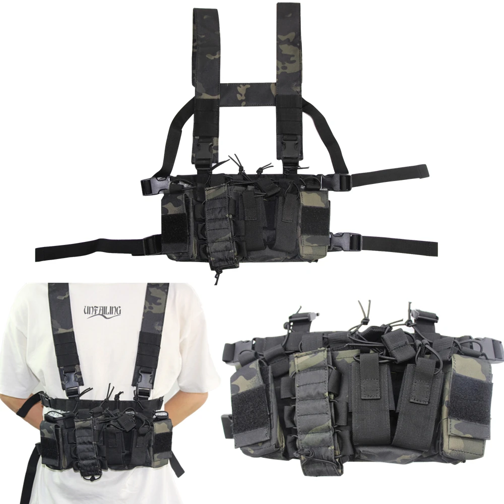 Tactical Vest Airsoft Paintball Carrier Strike chaleco chest rig Pack Military equipment Pouch Duty vest