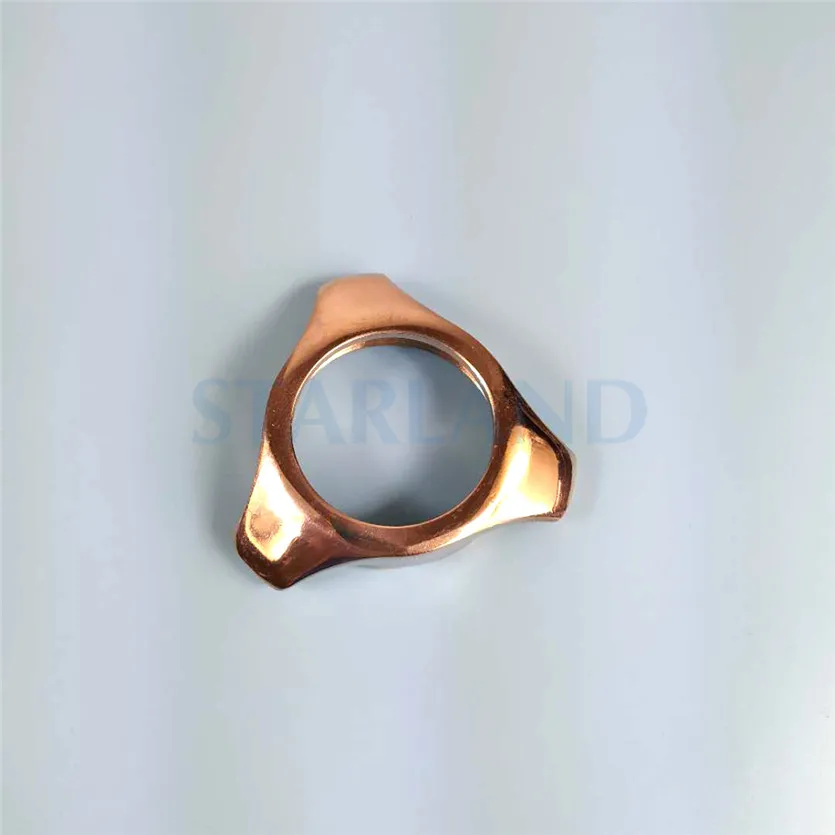Big Triangle Screw Nut Spare Part for Stainless Steel Churros Machine Accessory Replacement Manual Sausage Stuffer