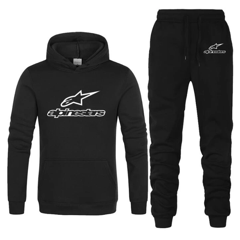 Мужские комплекты Alpinestars спортивные костюмы Мужская одежда толстовки + штаны