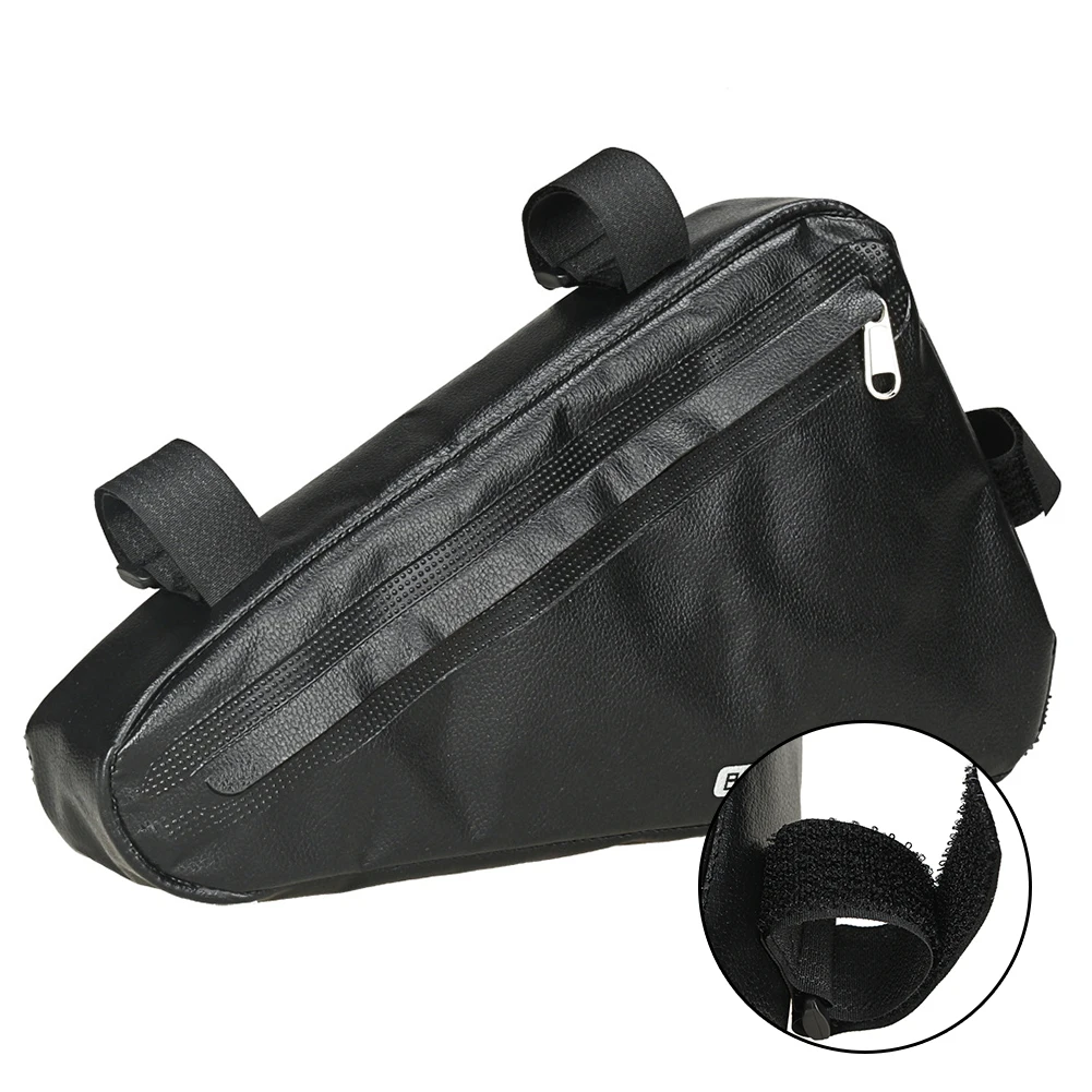 Сумка для хранения на водонепроницаемой раме, сумка для велосипеда, сумка для езды на велосипеде с передней трубкой из искусственной кожи, сумка для седла, Аксессуары для велосипеда, треугольная сумка