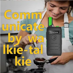 Talkies walkies longue portée rechargeables, avec écouteurs, lot de 2, batterie Li ion et chargeur inclus 