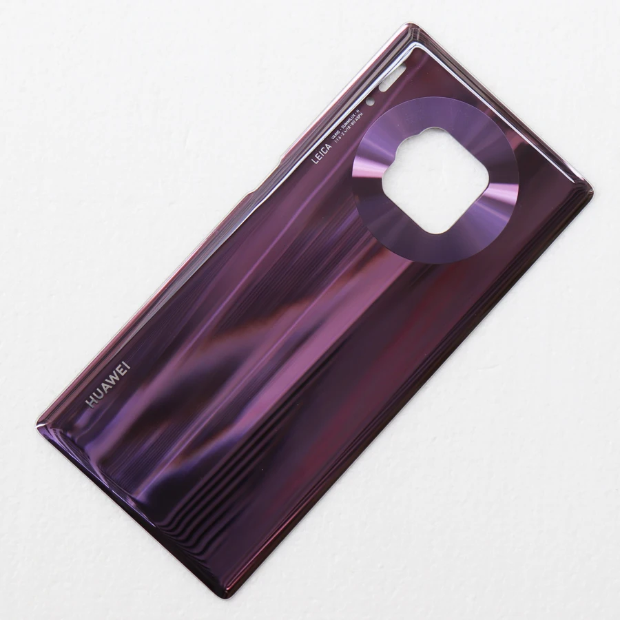 Purple Стекло для huawei mate 30 pro mate 30pro, заднее стекло, крышка батареи, задняя дверь, корпус, чехол для huawei mate 30 pro, крышка батареи - Цвет: Purple