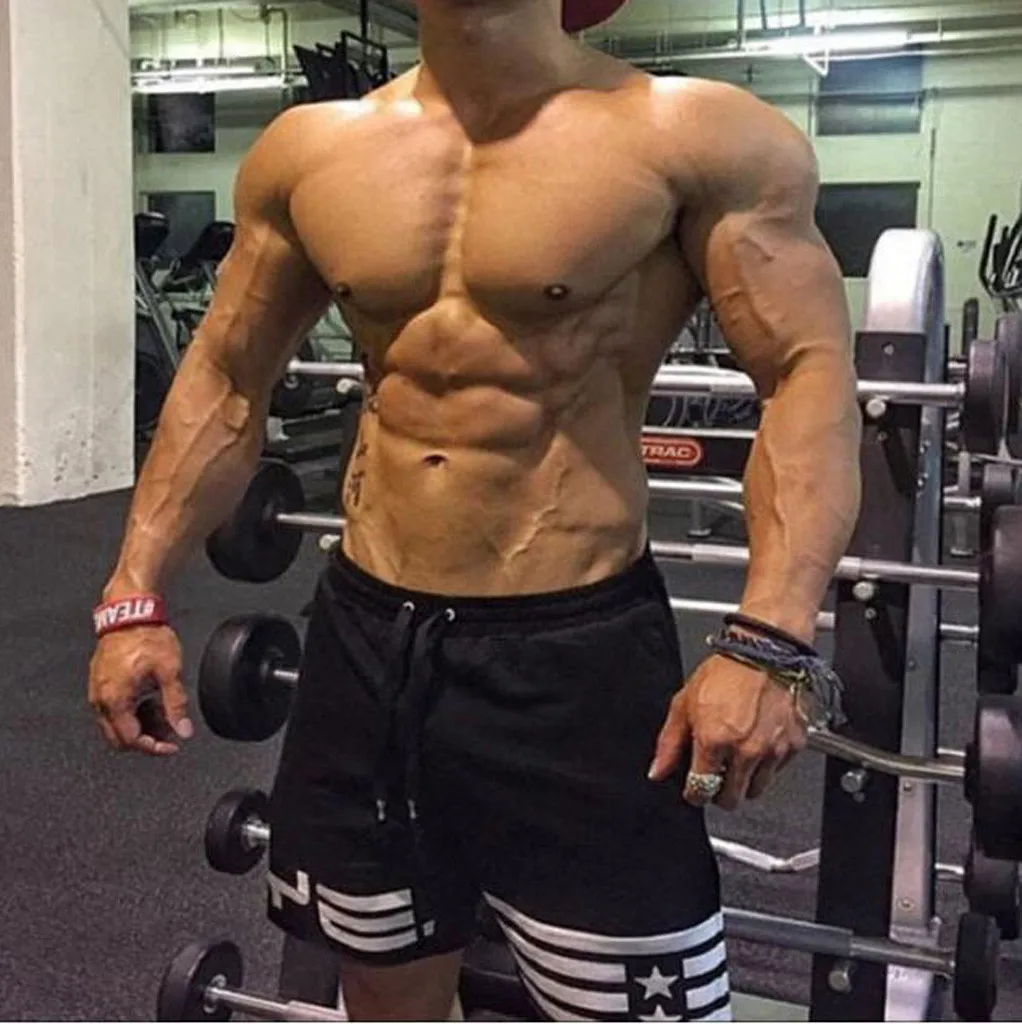 Модные высококачественные летние мужские шорты для бега, повседневные тонкие шорты-шаровары для фитнеса и бега