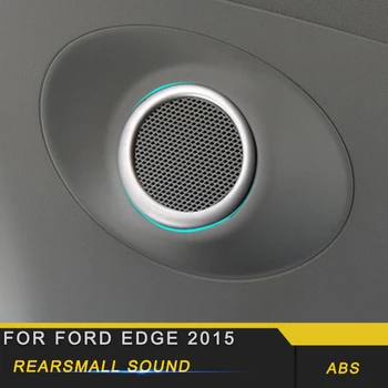 

For Ford Edge 2015 Car Styling Rear Small Loudspeaker Sound Circle Cover Trim Frame Sticker Interior Accessories