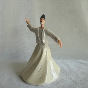 

TURKEY SPINNING DANCER ART SCULPTURE DECOR FIGURE STATUE RESIN CRAFTS HOME DECORATION R4714