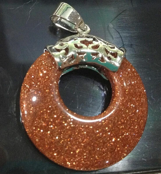 1103+++New Pretty Galaxy Staras Gold Sand Sun Gems Annularity Pendant | Украшения и аксессуары