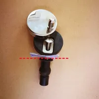 ห้องน้ำที่นั่งสแตนเลสช้า Drop Quick Release บานพับ,ห้องน้ำที่นั่งฝาปิดไม้เรซิ่นทองเงินบานพับอุปกรณ์ช้า 3