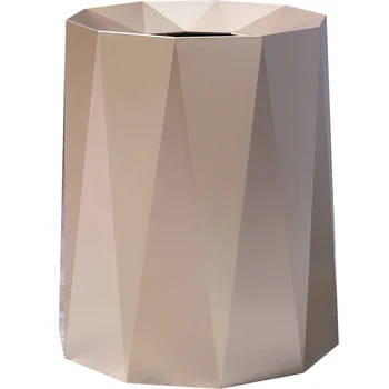 

Creative Simple Nordic Dustbin Living Room Simple Toilet Office Coverless Dustbin Household Japanese Style Garbage Bag Holder